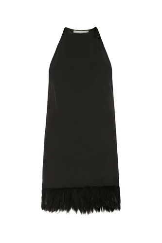 Black Crepe Mini Dress - Saint Laurent - Modalova
