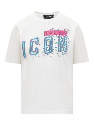 Dsquared2 Icon Pixeled T-shirt - Dsquared2 - Modalova