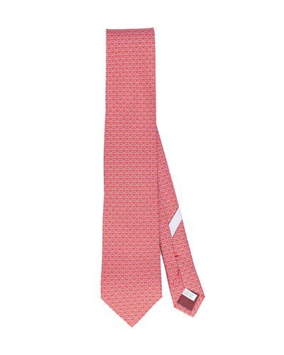 Salvatore Ferragamo Ties Red - Ferragamo - Modalova