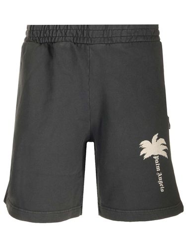 Palm Angels Fleece Bermuda Shorts - Palm Angels - Modalova