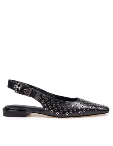 Darringt Leather Ballerina With Applied Studs - Michael Kors - Modalova