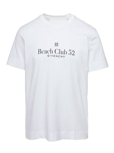 Crewneck T-shirt With Logo Print - Givenchy - Modalova