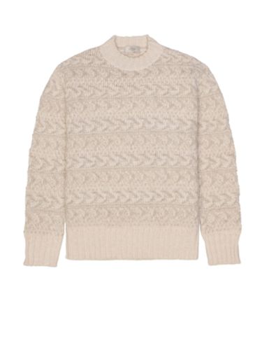 Altea Mens Braided Crewneck Sweater - Altea - Modalova