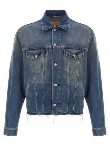 Raw Cut Denim Jacket - MM6 Maison Margiela - Modalova