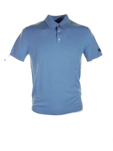 Light Blue Short-sleeved Polo Shirt - Paul & Shark - Modalova