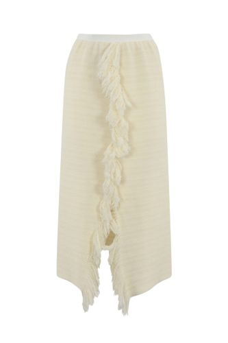 Wool Blend Skirt With Cashmere And Lambswool - Liviana Conti - Modalova