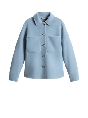 Woolrich Blue Cardigan With Buttons - Woolrich - Modalova