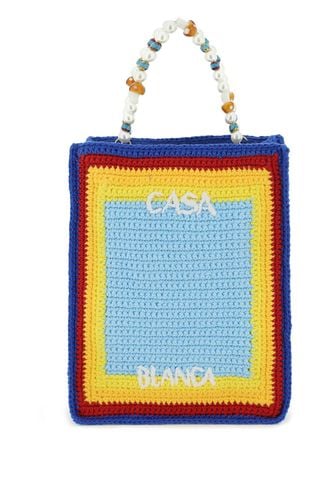 Casablanca Arch Beaded Crochet Bag - Casablanca - Modalova