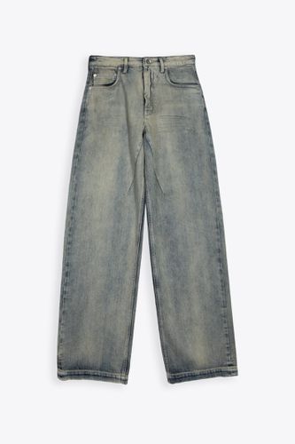 Geth Jeans Sandblasted mid blue baggy pant - Geth Jeans - DRKSHDW - Modalova