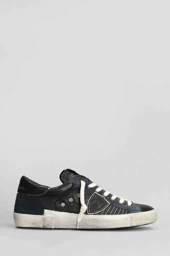 Prsx Low Sneakers In Suede And Leather - Philippe Model - Modalova