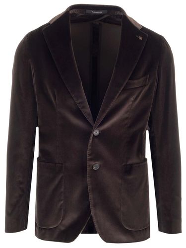 Montecarlo Jacket In Velvet - Tagliatore - Modalova