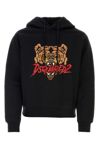 Dsquared2 Black Cotton Sweatshirt - Dsquared2 - Modalova