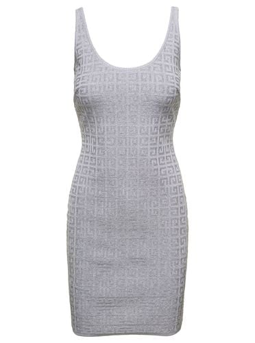 Dress With Mogram Logo Motif All-over In Viscose Woman - Givenchy - Modalova
