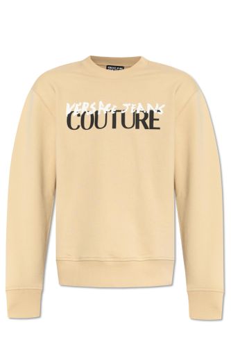 Sweatshirt With Printed Logo - Versace Jeans Couture - Modalova