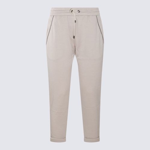 White Cotton Pants - Brunello Cucinelli - Modalova