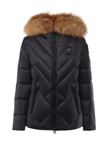 Geometric Pattern Down Jacket Alicia - Blauer - Modalova