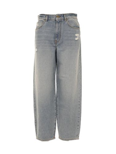 Estelle Egg Ripped Straight-leg Jeans - Pinko - Modalova