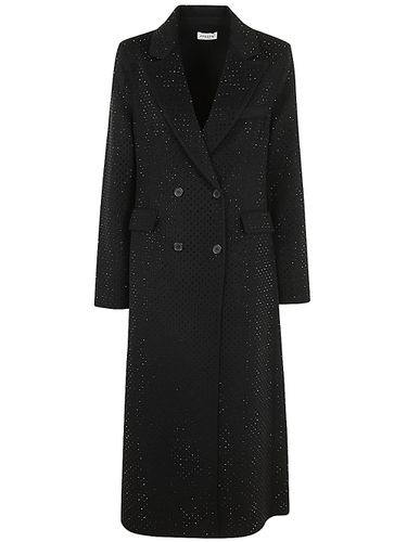 Double Coat With All Over Rhinestone - Parosh - Modalova