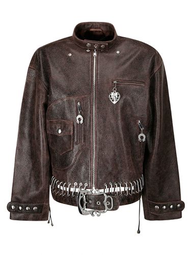 Leather Carabiner Jacket - Chopova Lowena - Modalova