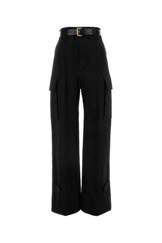 High-rise Wide Neck Pants - Saint Laurent - Modalova