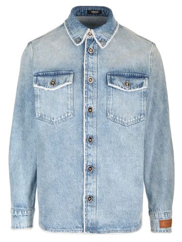 Versace Stonewashed Denim Shirt - Versace - Modalova