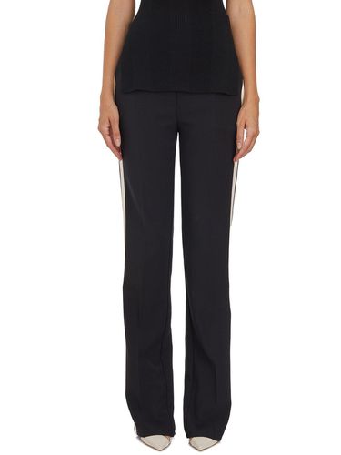 Logo-waistband Straight-leg Trousers - Elisabetta Franchi - Modalova