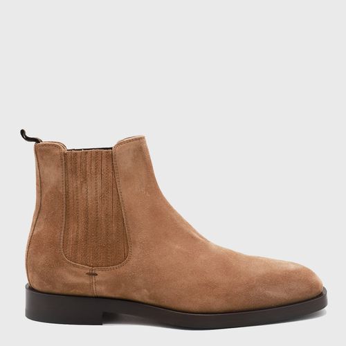 Brown Suede Boots - Brunello Cucinelli - Modalova