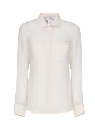 Curved Hem Long-sleeved Shirt - Max Mara - Modalova