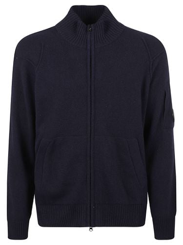 C. P. Company High-neck Rib Trim Zipped Cardigan - C.P. Company - Modalova