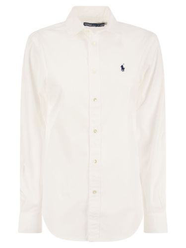 Logo Embroidery Cotton Shirt - Polo Ralph Lauren - Modalova