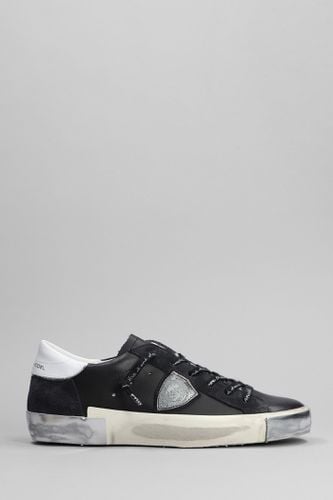 Prsx Low Sneakers In Suede And Leather - Philippe Model - Modalova
