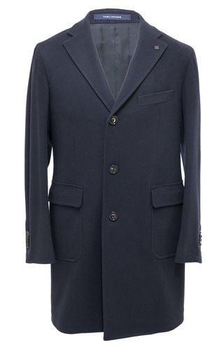 Notched Lapels Single Breasted Coat - Tagliatore - Modalova