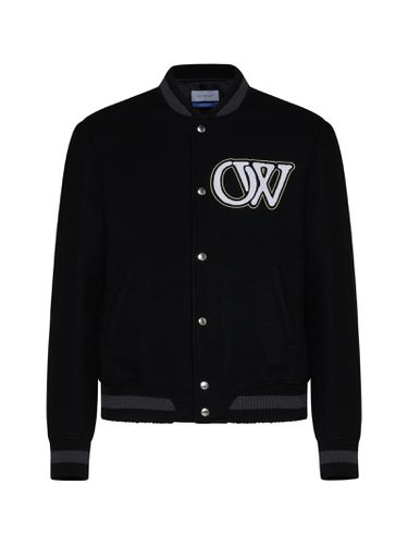 Off-White Varsity Jacket - Off-White - Modalova