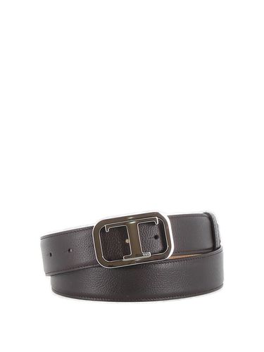 Tod's T Logo Plaque Buckle Belt - Tod's - Modalova