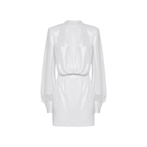 Abelia Laminated Mini Dress - Blanca Vita - Modalova