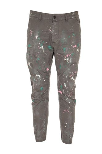 Paint-splatter Straight-leg Distressed Trousers - Dsquared2 - Modalova
