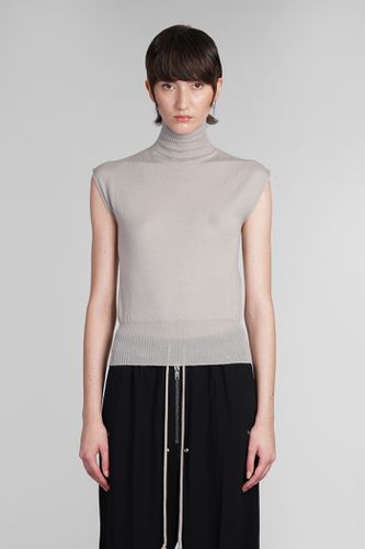 Sl Turtle Topwear In Grey Wool - Rick Owens - Modalova