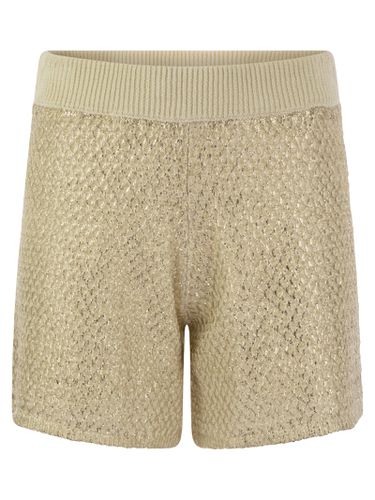 Shorts In Laminated Linen-cotton Mélange Yarn - Peserico - Modalova