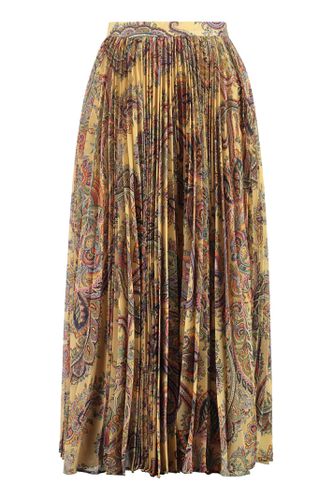 Etro Printed Pleated Skirt - Etro - Modalova