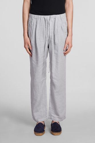 Keywest Pants In Grey Linen - Massimo Alba - Modalova