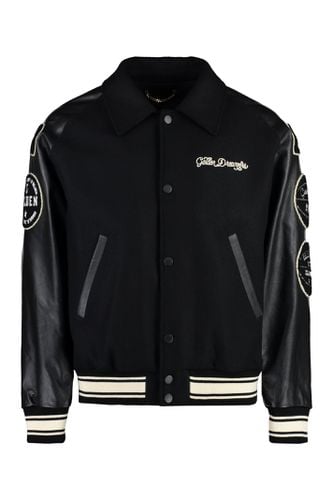 Embroidered Letterman Jacket - Golden Goose - Modalova