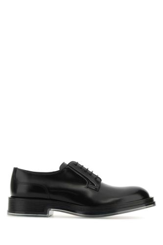 Black Leather Float Lace-up Shoes - Alexander McQueen - Modalova