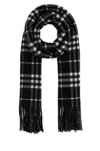 Burberry Embroidered Cashmere Scarf - Burberry - Modalova