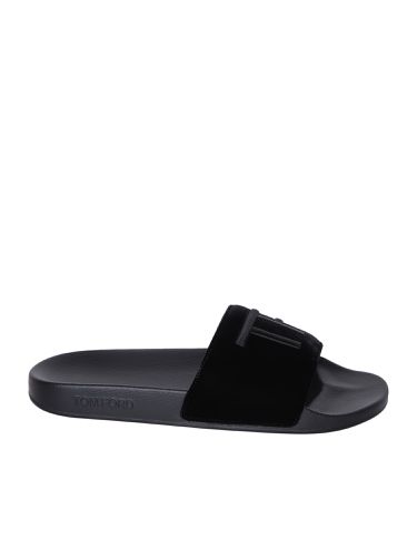 Tom Ford Harris Black Slides - Tom Ford - Modalova