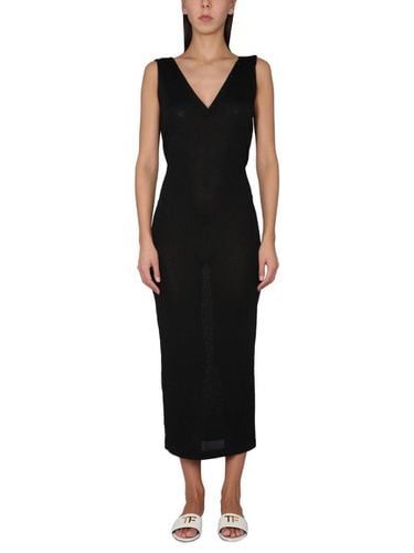 Sleeveless Back Crisscross Midi Dress - Tom Ford - Modalova