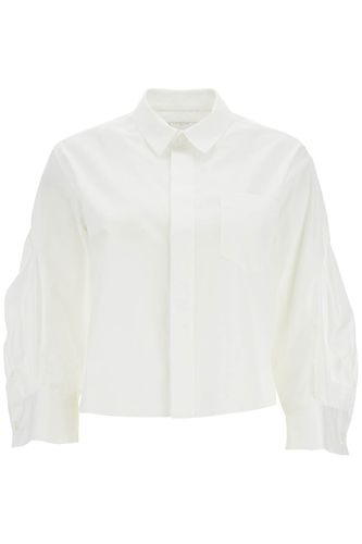 Sacai Boxy Shirt With Wide Sleeves - Sacai - Modalova