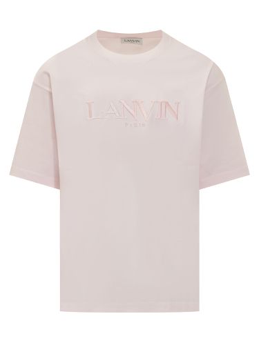 Lanvin Pink Cotton T-shirt - Lanvin - Modalova