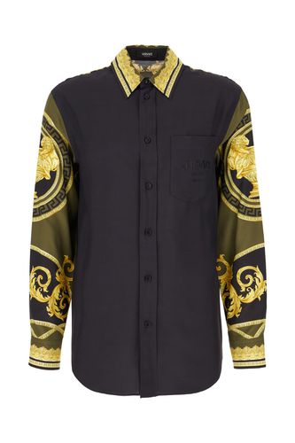 Versace Printed Viscose Shirt - Versace - Modalova