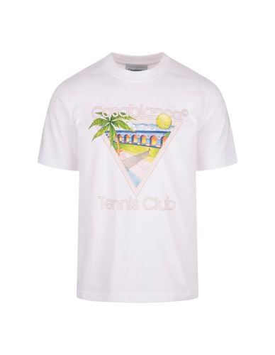 Casablanca Tennis Club Icon T-shirt - Casablanca - Modalova