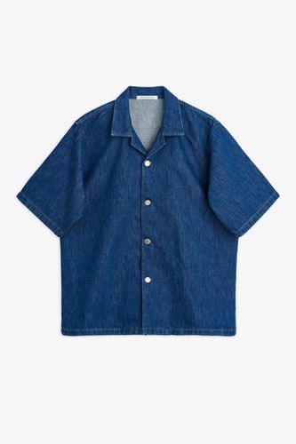 Rinse denim shirt with short sleeves - Loose Shirt - Sunflower - Modalova
